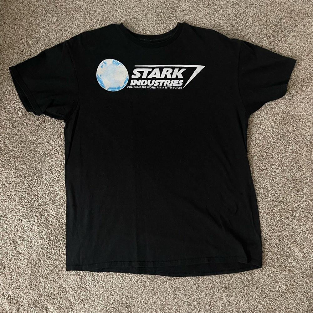 Black T-Shirt for Men the flash